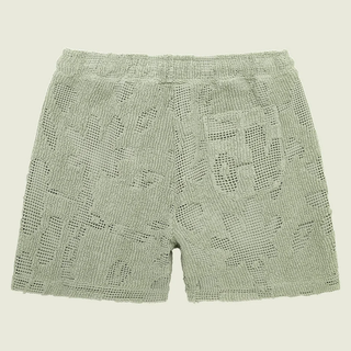 OAS Galbanum Crochet Shorts
