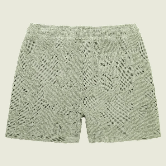 OAS Galbanum Crochet Shorts