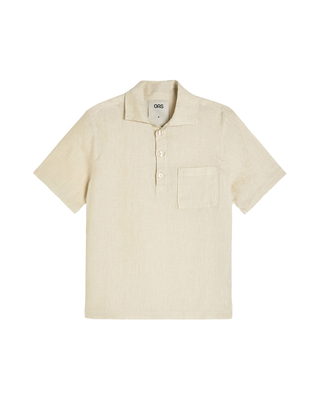 OAS Beige Girona Linen Shirt