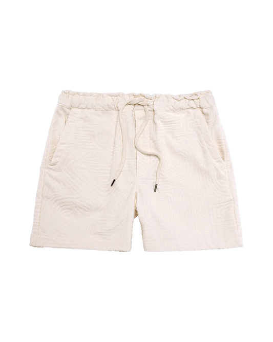 OAS Cream Golconda Terry Shorts