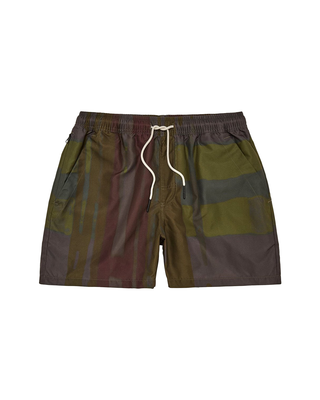 OAS Dusky Meld Swim Shorts - Quick-Dry Dark Design