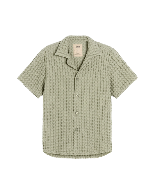 OAS Dusty Green Cuba Waflle Shirt