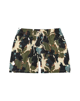 OAS Foliago Swim Shorts Green – Quick-Dry Swim Shorts
