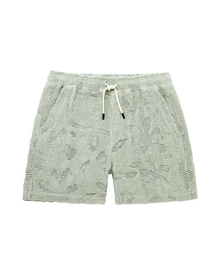 OAS Galbanum Crochet Shorts