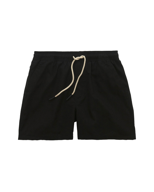 OAS Black Linen Shorts Black