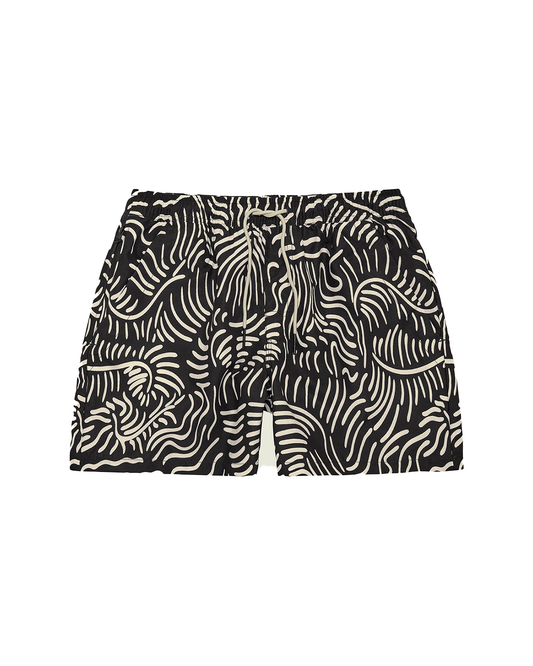 OAS Tar Lorenzo Swim Shorts Black – Quick-Dry Swim Shorts