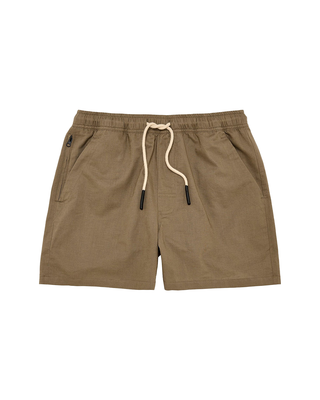 OAS Taupe Linen Shorts Taupe