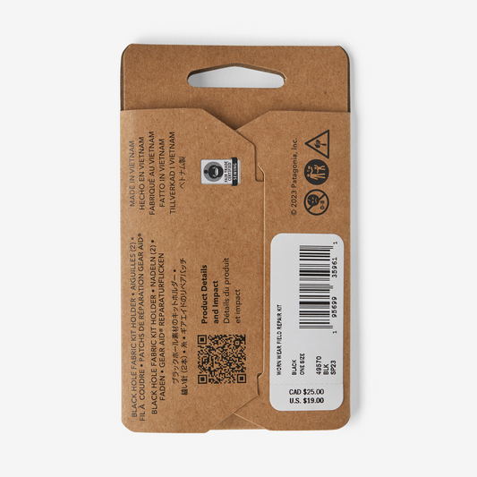 Patagonia Worn Wear Field Repair Kit Black