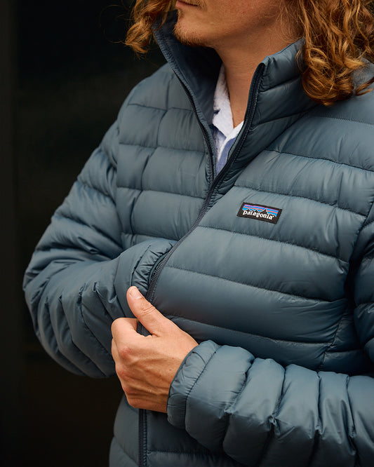 Patagonia Men's Down Sweater Summit Blue detail 3