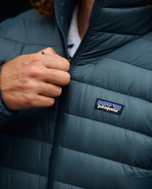 Patagonia Men's Down Sweater Summit Blue detail 1