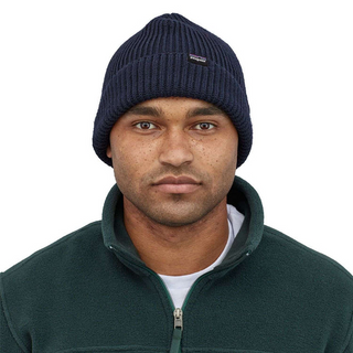 Patagonia Fishermans Rolled Beanie Navy Blue