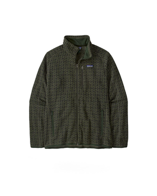 Patagonia M's Better Sweater Jacket Scales / Old Growth Green