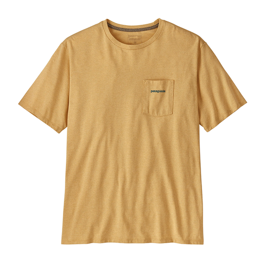 Patagonia Boardshort Logo Pocket Responsibili-Tee Beeswax Tan