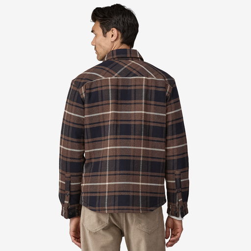 Patagonia M's LW Insulated Fjord Flannel Shirt Outdoor Molasses Brown