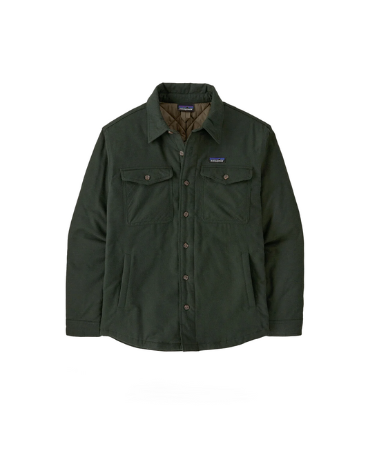 Patagonia M's LW Insulated Fjord Flannel Shirt Old Growth Green