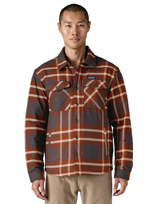Patagonia M's LW Insulated Fjord Flannel Shirt Old Growth Green