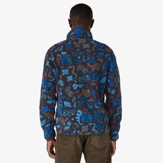 Patagonia M's LW Synch Snap-T Pull Over Across Oceans: Pitch Blue