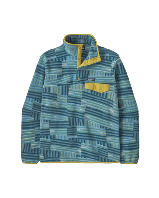 Patagonia M's LW Synch Snap-T Pullover Quilty Fitz: Wetland Blue