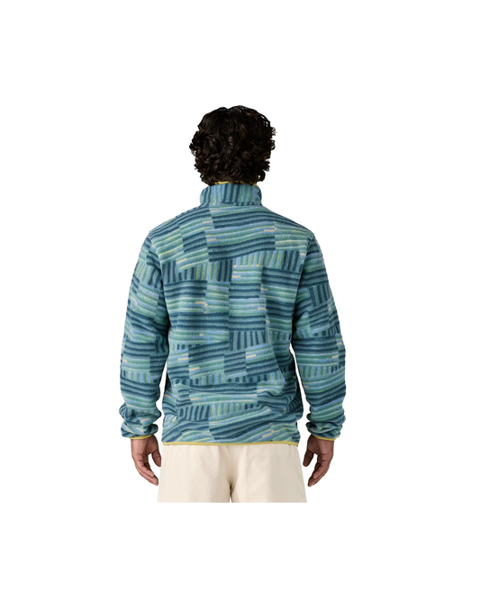 Patagonia M's LW Synch Snap-T Pullover Quilty Fitz: Wetland Blue