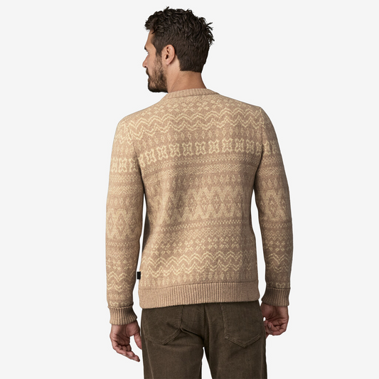 Patagonia M's Recycled Wool Blend Sweater Helmsman: Seabird Grey