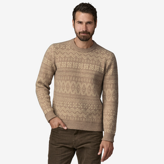 Patagonia M's Recycled Wool Blend Sweater Helmsman: Seabird Grey