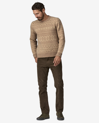 Patagonia M's Recycled Wool Blend Sweater Helmsman: Seabird Grey