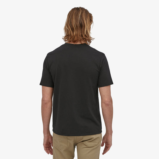 Patagonia P-6 Label Pocket Responsibili-Tee Black