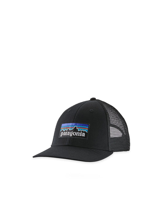 Patagonia P-6 Logo LoPro Trucker Hat Black