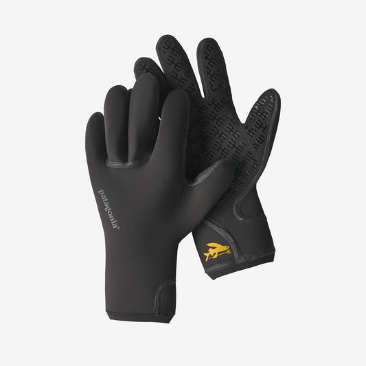 Patagonia R3 Yulex Wetsuit Gloves Black – 3mm Natural Rubber Surf Gloves