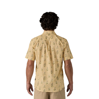 Patagonia Go To Shirt Lupine Trail Beeswax Tan