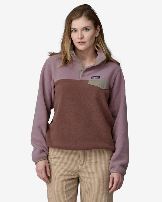 Patagonia W's LW Synch Snap-T Pull Over Dulse Mauve