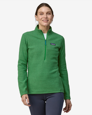 Patagonia W's R1 Air Zip Neck Gather Green