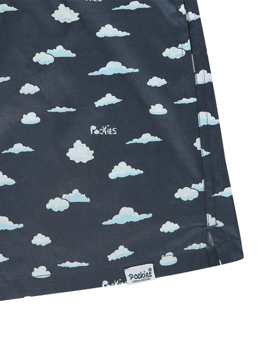 Pockies Navy Clouds Boxer Shorts Navy