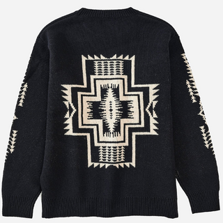 Pendleton Crewneck Pullover Black Harding Star