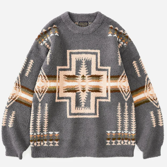 Pendleton Crewneck Pullover Charcoal Harding