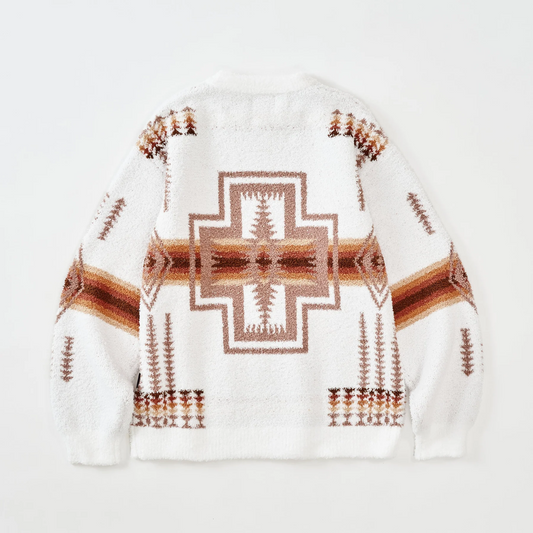 Pendleton Crewneck Pullover Ivory Harding Star
