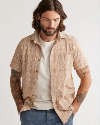 Pendleton Deacon Chambray SS Shirt Raptor Peak Bronze
