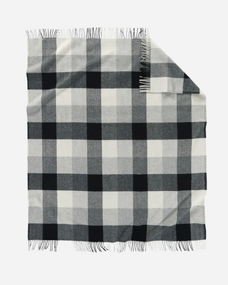 Pendleton Eco-Wise Washable Throw Black / Ivory