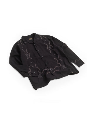 pendleton embroidered shirt black side vew