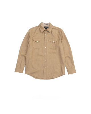 Pendleton Wool Canyon Shirt Tan Mix