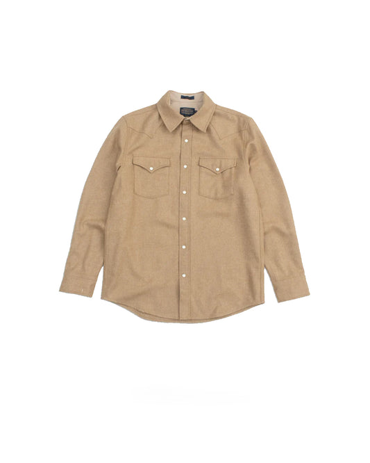 Pendleton Wool Canyon Shirt Tan Mix