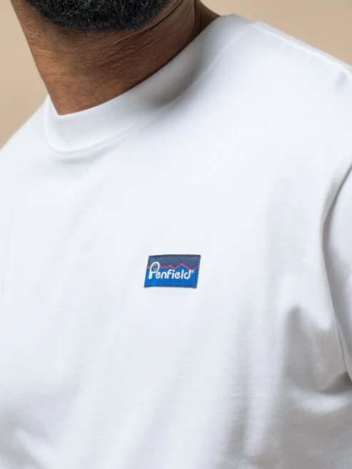 Penfield Fishing Bear T-shirt Bright White