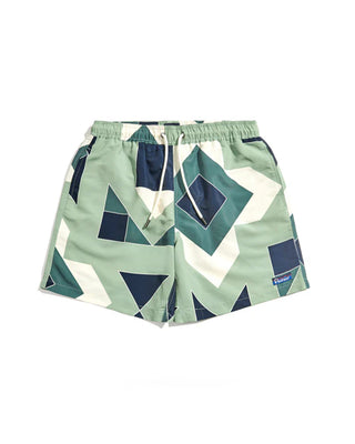 Penfield Eldridge Print Packable Swim Shorts Mistletoe