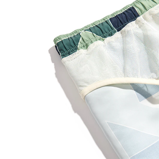 Penfield Eldridge Print Packable Swim Shorts Mistletoe