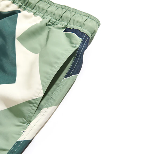 Penfield Eldridge Print Packable Swim Shorts Mistletoe