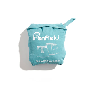 Penfield Packable Swim Shorts Dusty Turquoise