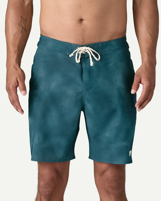 Patagonia Hydropeak Boardshorts 18" Tidal Teal - Sustainable Swim Shorts