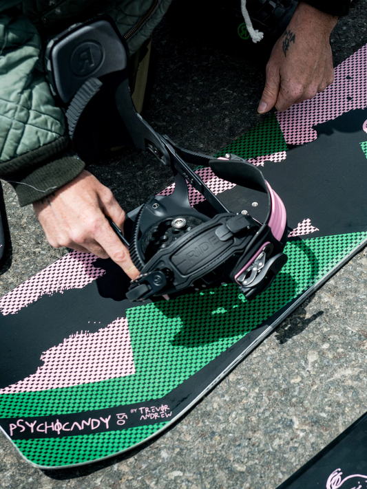 Ride x Trevor Andrew A-6 Black Snowboard Binding