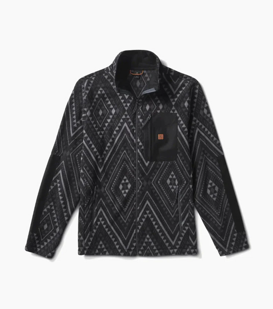 Roark Landfall Fleece Black Print