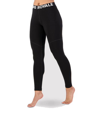Mons Royale Womens Cascade Merino Flex 200 Legging Black
